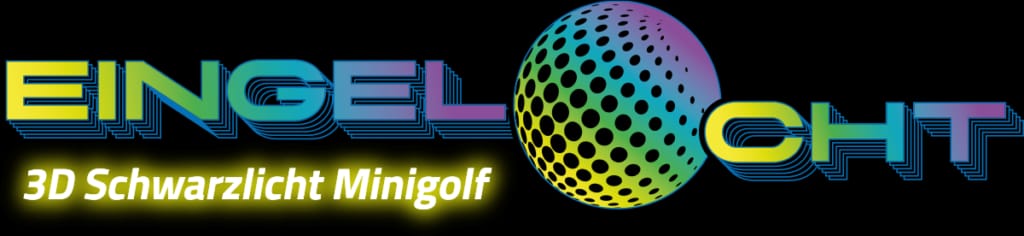 Eingelocht 3D Schwarzlicht Minigolf